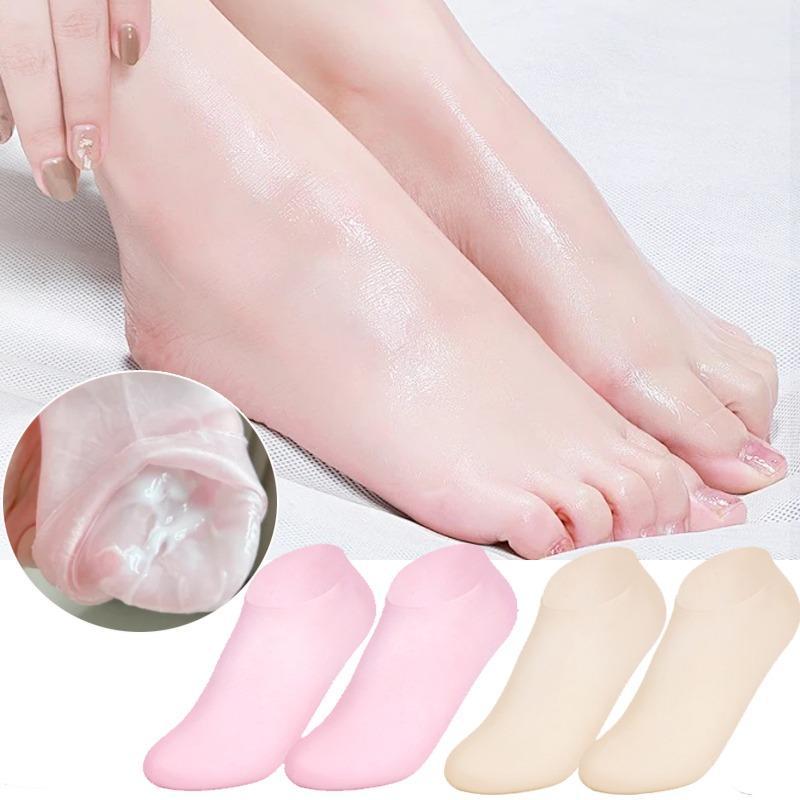 Silicone Anti-Crack Moisturizing Socks - 1 Pair