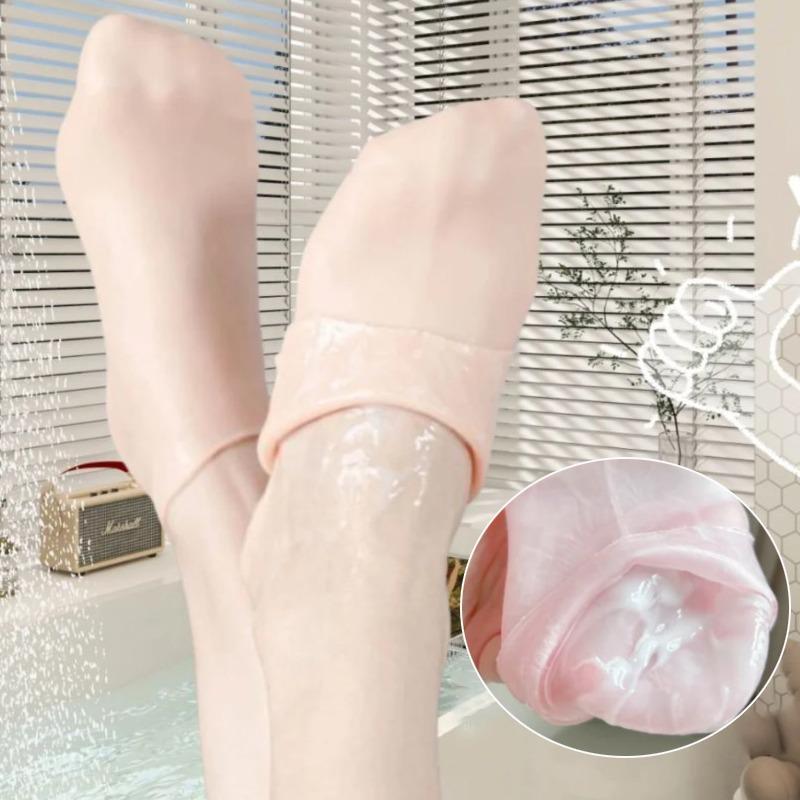 Silicone Anti-Crack Moisturizing Socks - 1 Pair